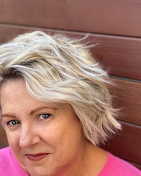 Short platinum blonde crop